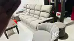 Sofa with lounger and reading chair