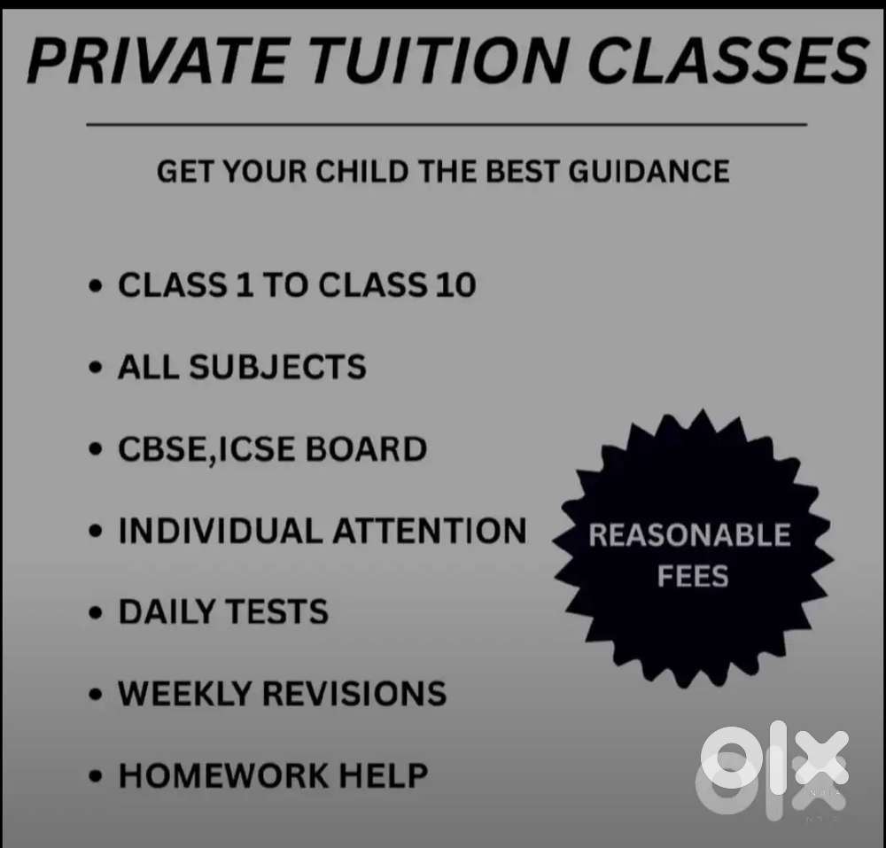 Tuition for all class I-X