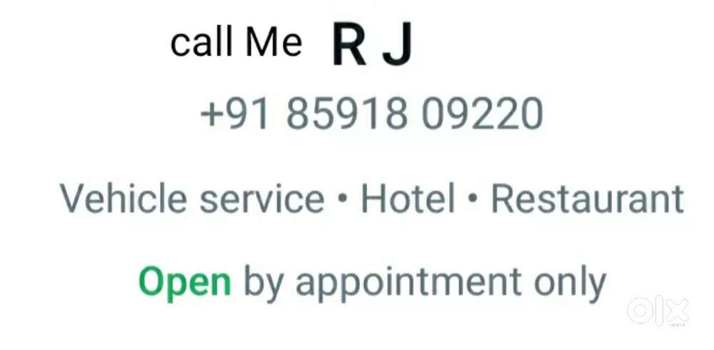 Daily payment basic par.Only day 8.30am to 8pm Monday off