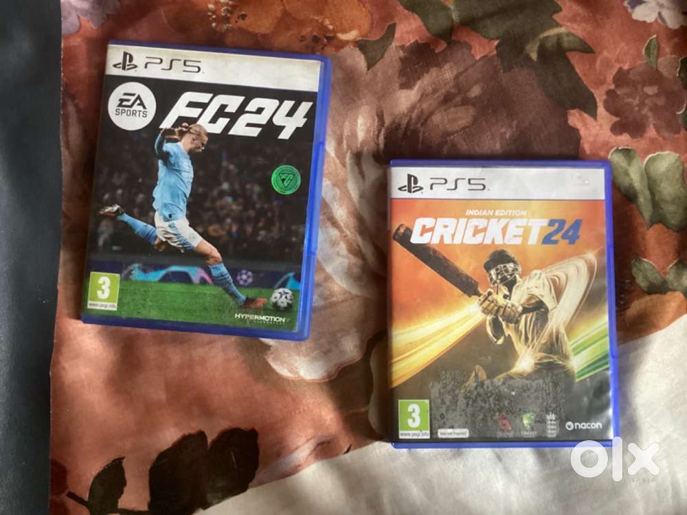 Cricket 24 and Fc 24 ps5