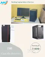 1 Year Replacement Warranty- Laptop Sales & Service  Full Set  CPU  Mo