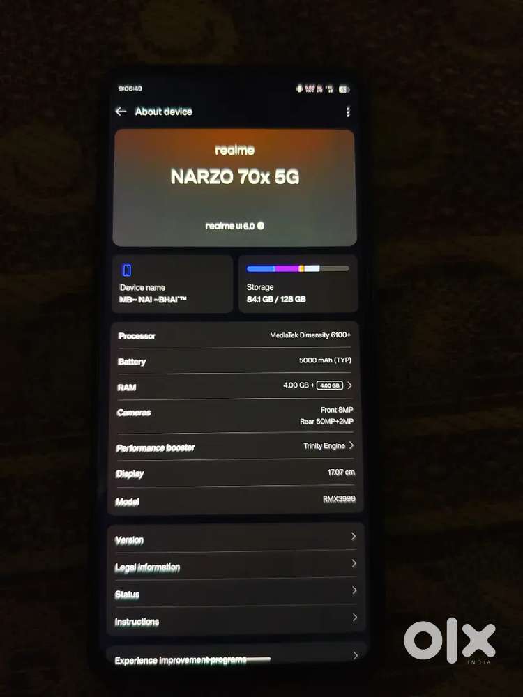 Realme narzo 70x 5g