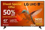 Diwali Offers 43 4K UHD Smart & Webos Led Tv All Size Available 2YW