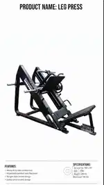 Leg press 45%