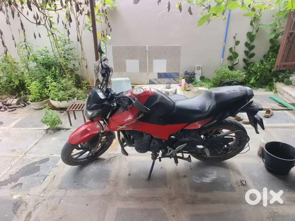 Xtreme 160R dual disk breaks top end Red