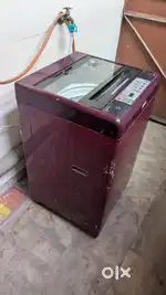 Whirlpool Automatic Washing Machine 6.8 kg Washer Dryer (Wine)