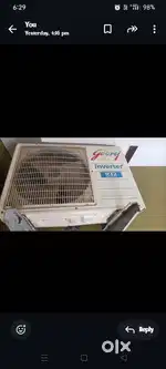 Godrej air conditioner with star  rating 3 1.50 ton