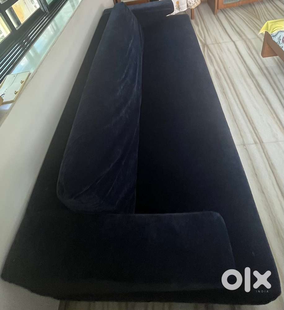 3 seater Sofa - Navy blue