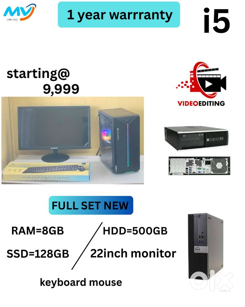 Desktop Laptop CPU Full Set i3-i5-i7 Available @ Low Price