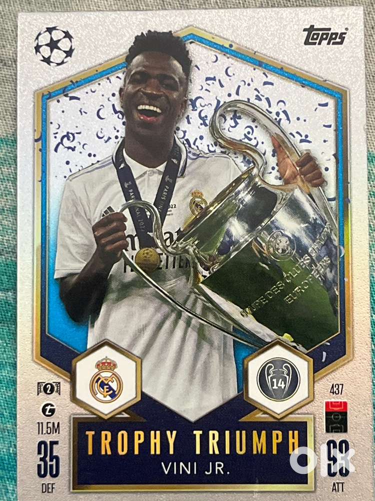 Vini Jr Trophy Triumph UCL winning Card