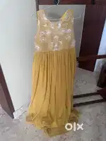 Yellow long gown