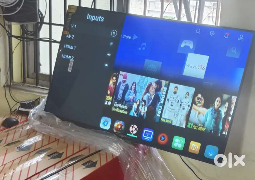40 inch sony smart Android frameless oled 4k 3yr display waranty 12500