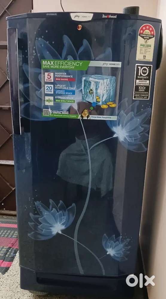 Godrej 5 star refrigerator single door 190 litres