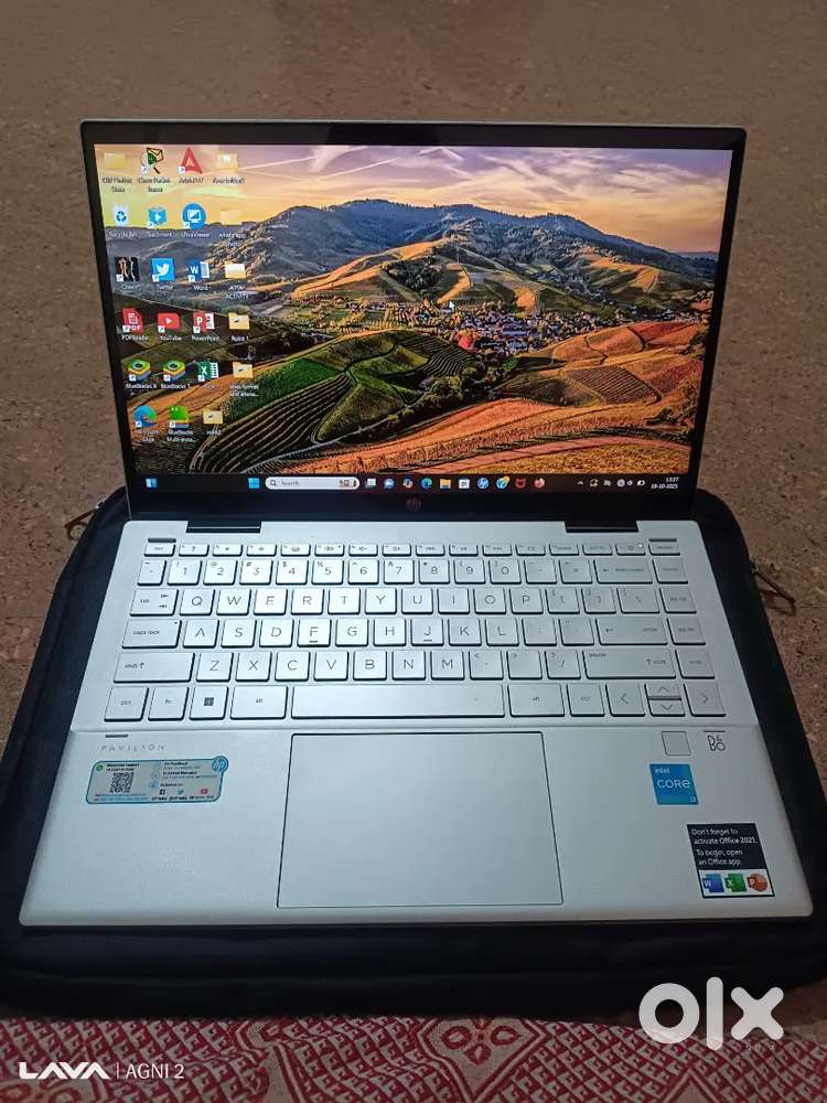 Hp screen touch laptop 360 fold