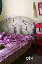 Stainless steel bed in excellent condition. .