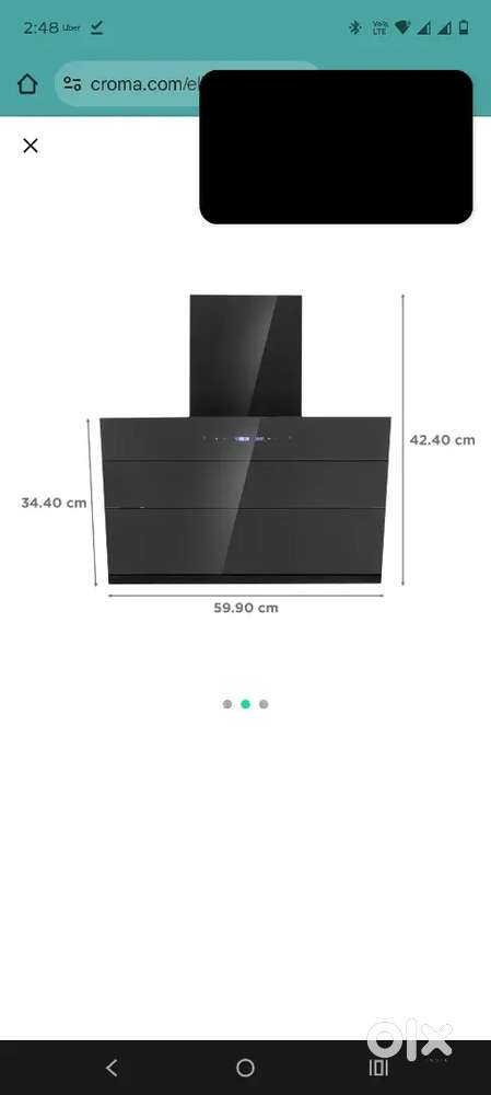 Elica Auto Clean Chimney 60cm