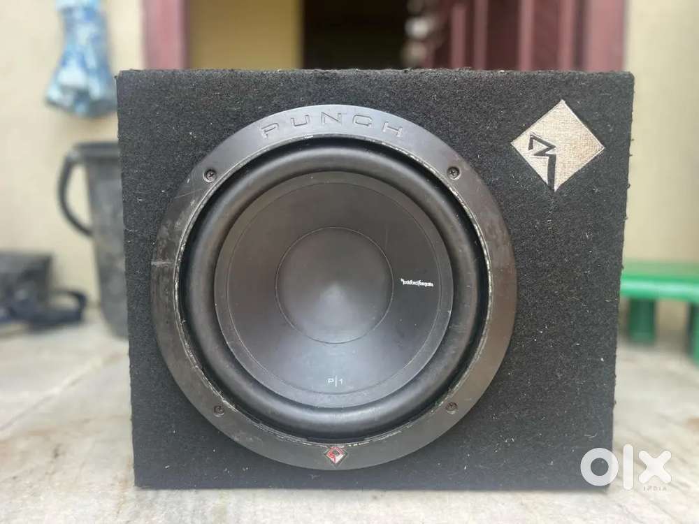 Rockford car amp +10inch subwoofer