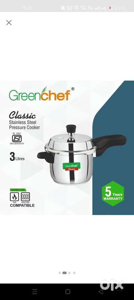 Seal packed new 3 litre steel cooker