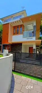 4.5 cent 3 year old redbrick house for sale at sreekariyam chekkalamu