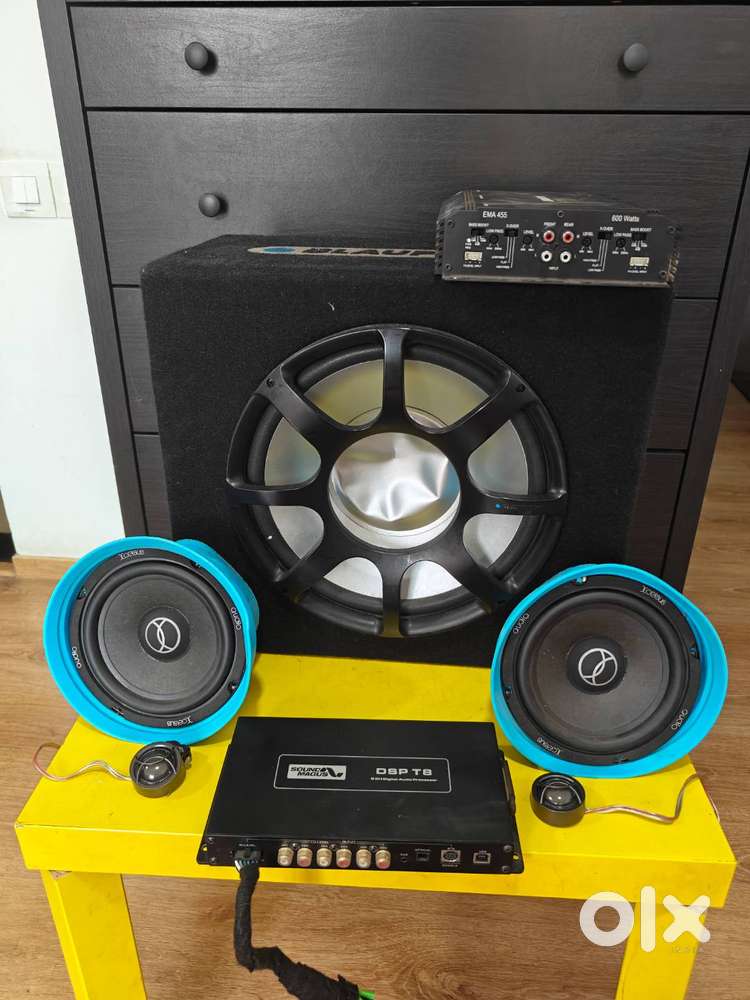 High End - Car audio DSP, Amplifier, Comp Speakers & Sub Woofer