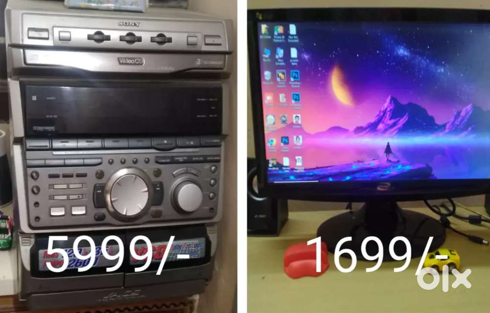 19 inch Monitor And SONY HI-FI 5.1 SOUND SYSTEM for Sale