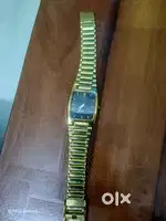 Titan gold strap watch 3215