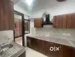 3bhk+4 toilets+servent, semi furnished flat for family