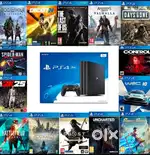 PlayStation 4 consoles with 90+games bundle with warranty