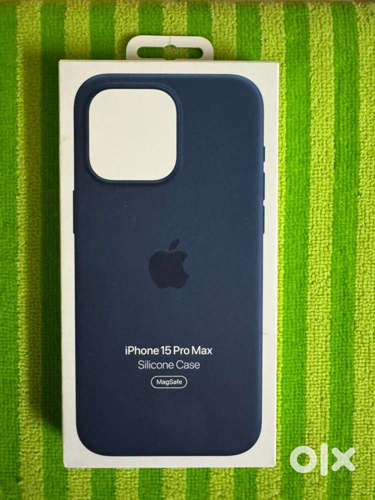 Iphone 15 pro max blue original apple case