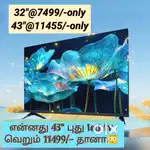 Wholesale rate: sony 43$ inch smart Android led tv @11344
