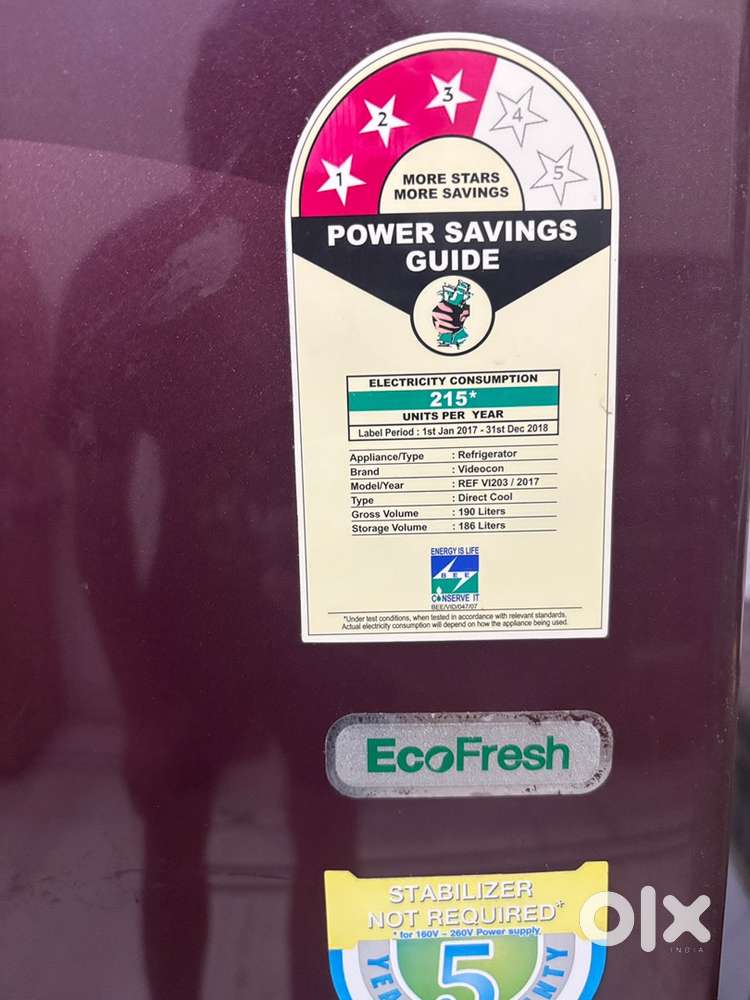 Videocon Refrigerator 190 ltrs