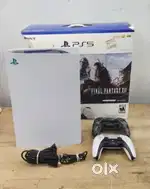 Sony PS5 Console Disc Edition w/ 2x Controllers & Wires Bundle