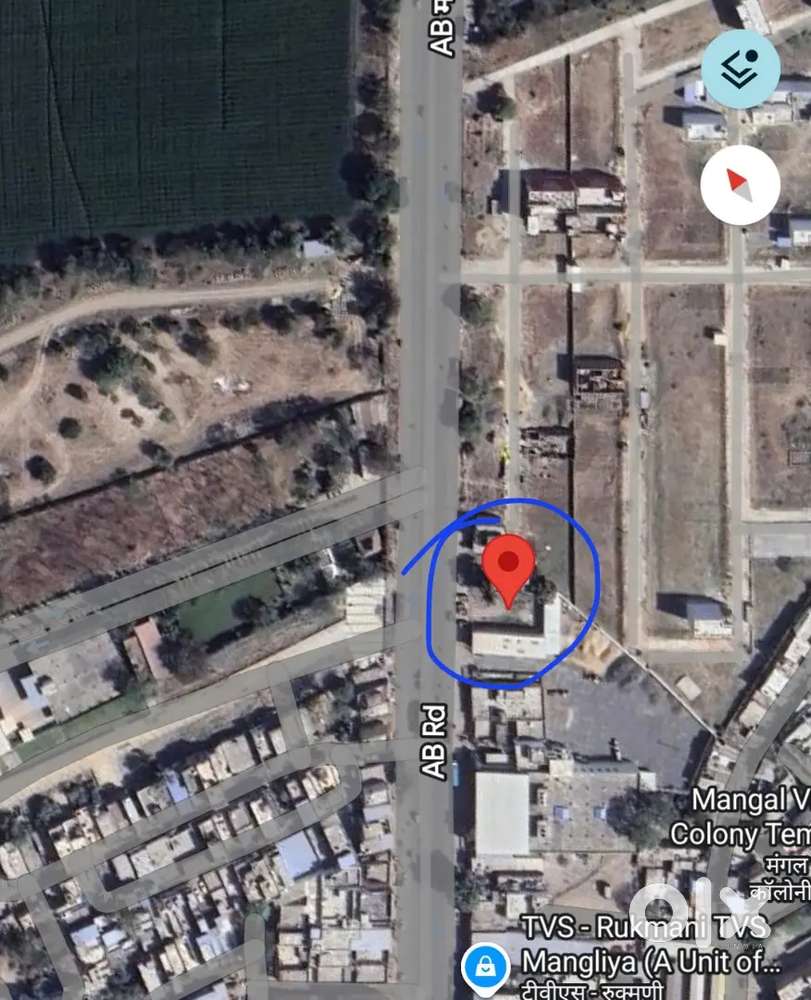 4400 sqft commercial plot at AB Road Nr Manglia @ 5.2 Cr