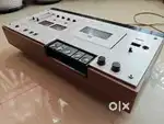 Akai cassette Deck and Panasonic Blu Ray player