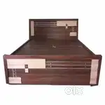 Super discount buy new double bed with box -5990/- EMI available