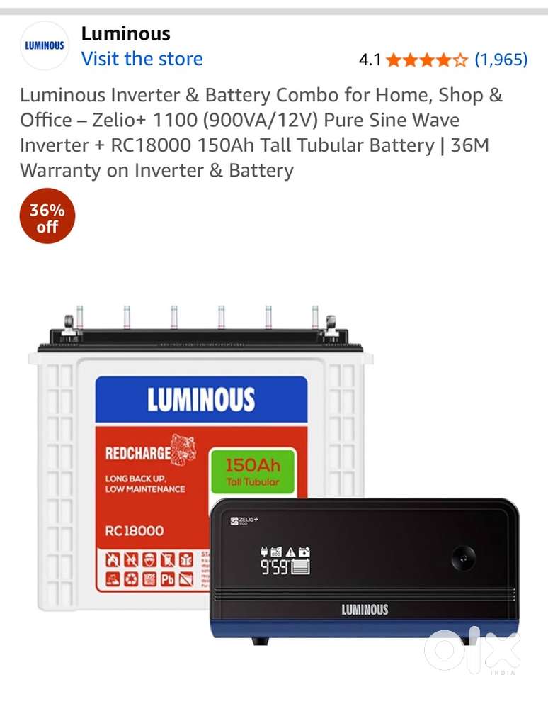 Inverter and battery