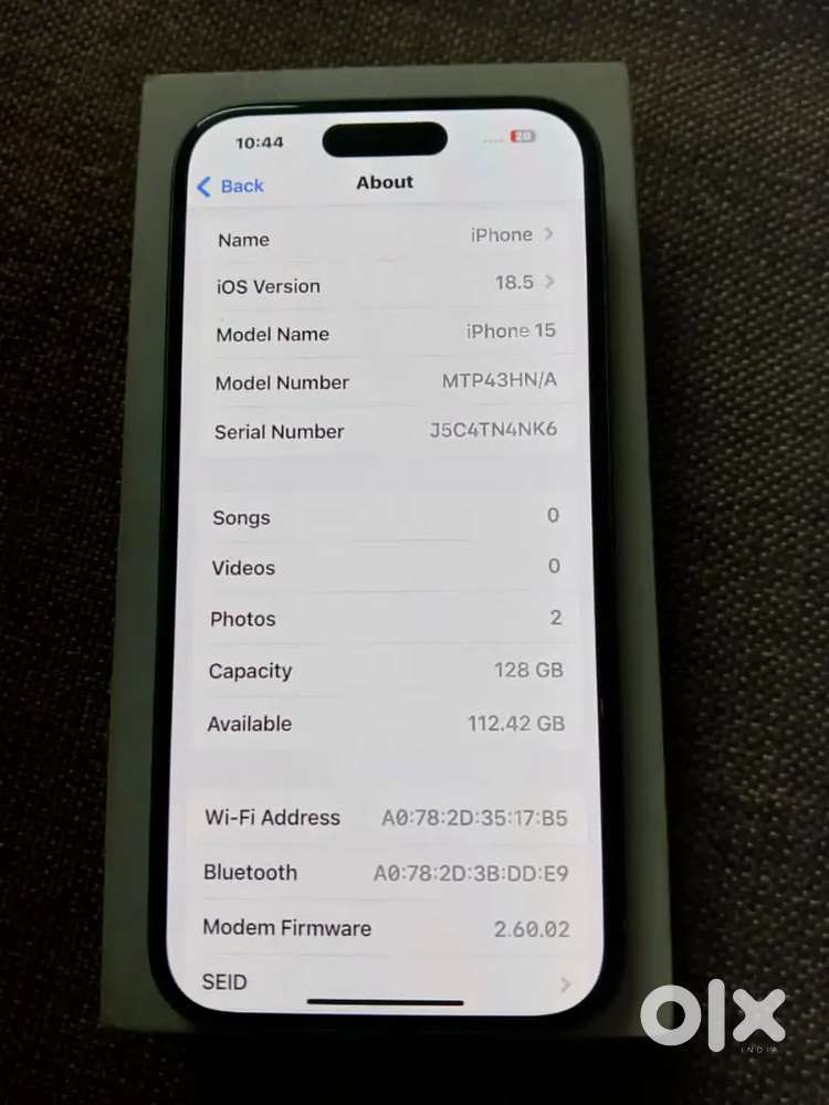 iPhone 15 128 storage Brand New condition