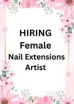 Female Nail technician Artist