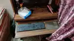My i5 computer and its table.