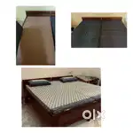 Double bed without box with mattress -5500