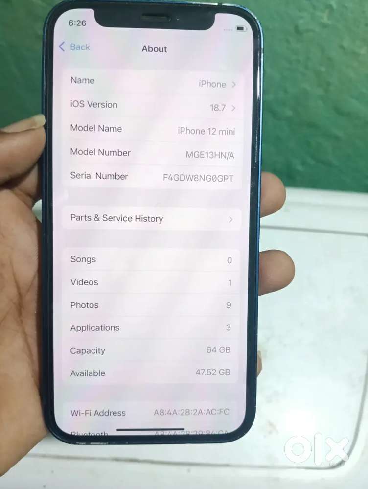 Iphone 12 mini 64gb 79health