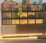 Urgent sale: Bakery & Sweet Shop Display Counters for Snacks & Chips