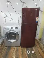 Lg 5 Star ratings refrigerator & lg 8/6kg front load washing machine**