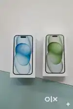 Iphone 15 128GB Box packed Blue and Green Color