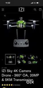 IZI SKY 4K 30fps DRONE 5km transmission