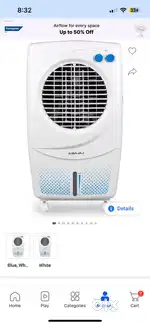 room Cooler buyed at-7300 selling for 5000