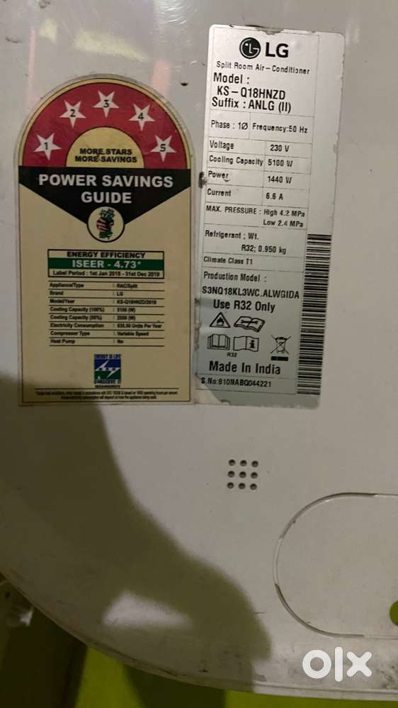 LG AC 1.5 TON DUAL INVERTER