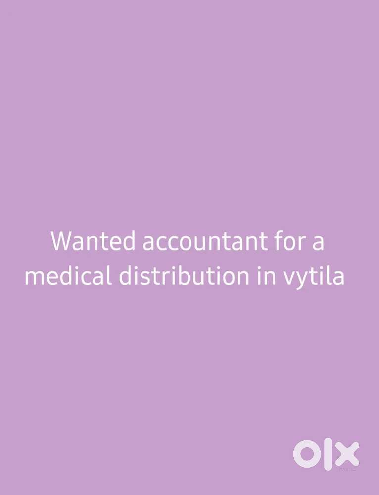 Accountant for pharma company