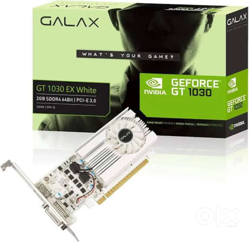 GALAX GeForce GT 1030 EXOC White 2GB gpu