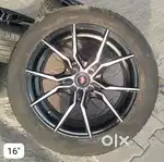 16 Old Alloy Wheels and Tyres For good condition